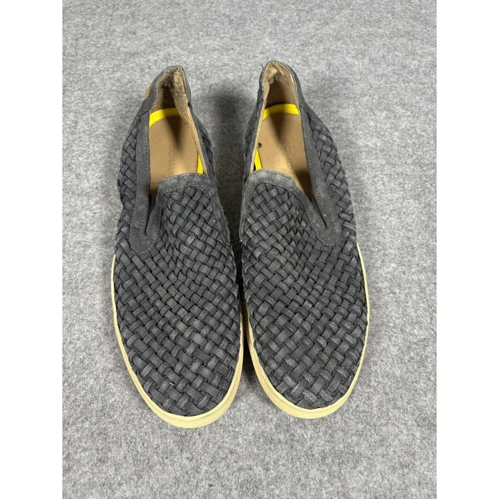 Donald J‎ Pliner Karter3-FL Slip On 11M Charcoal Woven Suede
